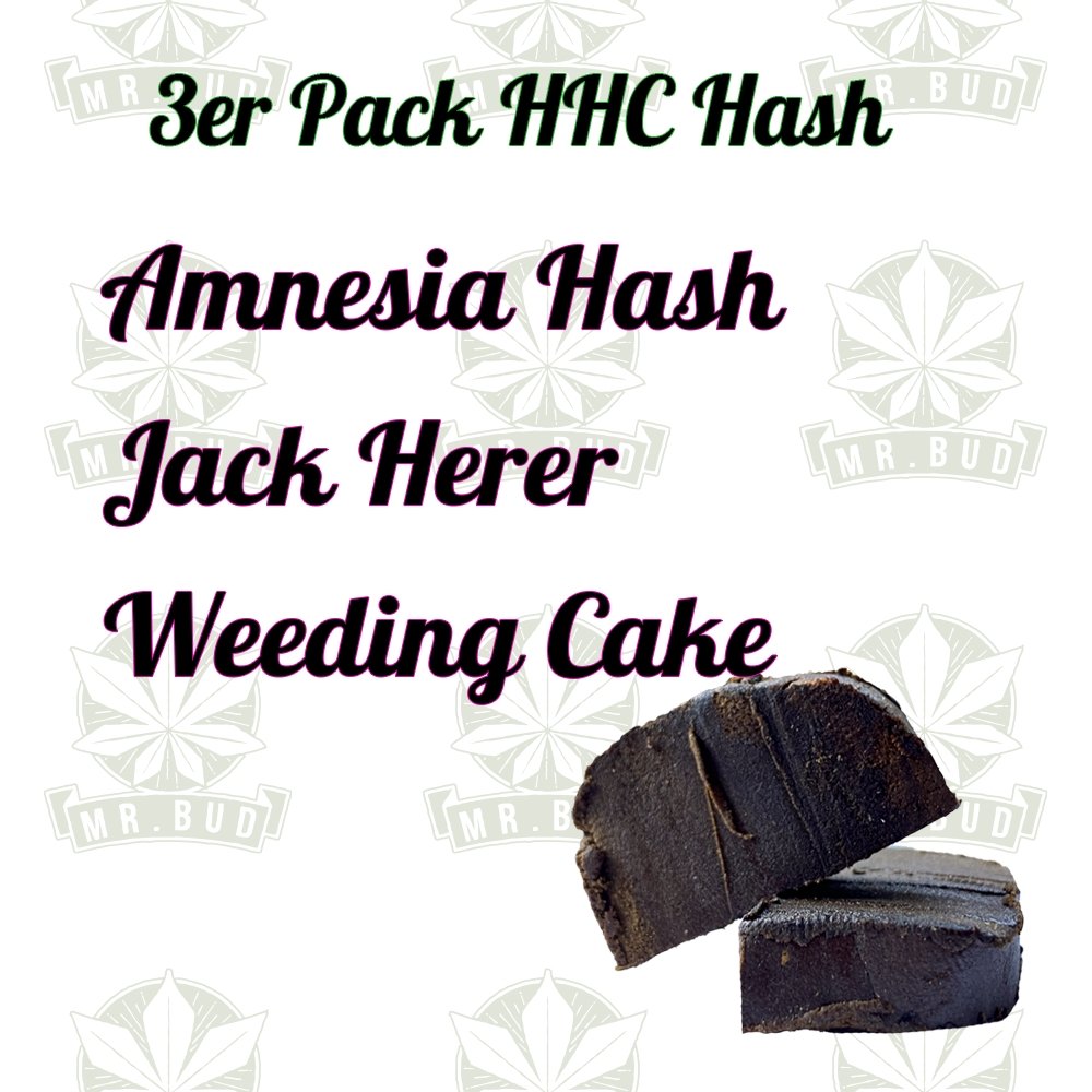 HHC Hash 3er Pack - 3gr. | 50 % HHCMr. Bud Store